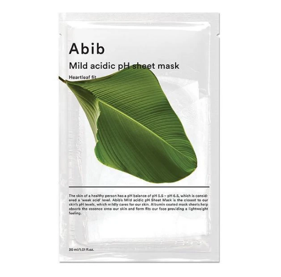 Abib - Mild Acidic pH Sheet Mask Heartleaf Fit 30 ml
