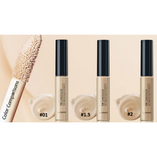 The Saem - Cover Perfection Tip Concealer SPF28 PA++ (#1.5 Natural Beige) 6.5 g