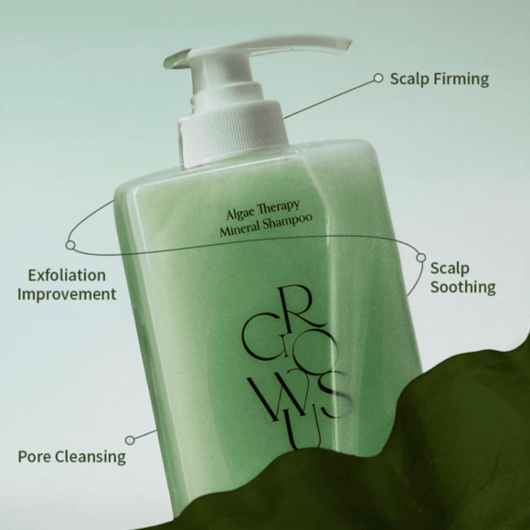 Growus - Algae Therapy Mineral Shampoo 500 ml Growus - Algae Therapy Mineral Shampoo 500 ml - Image 2