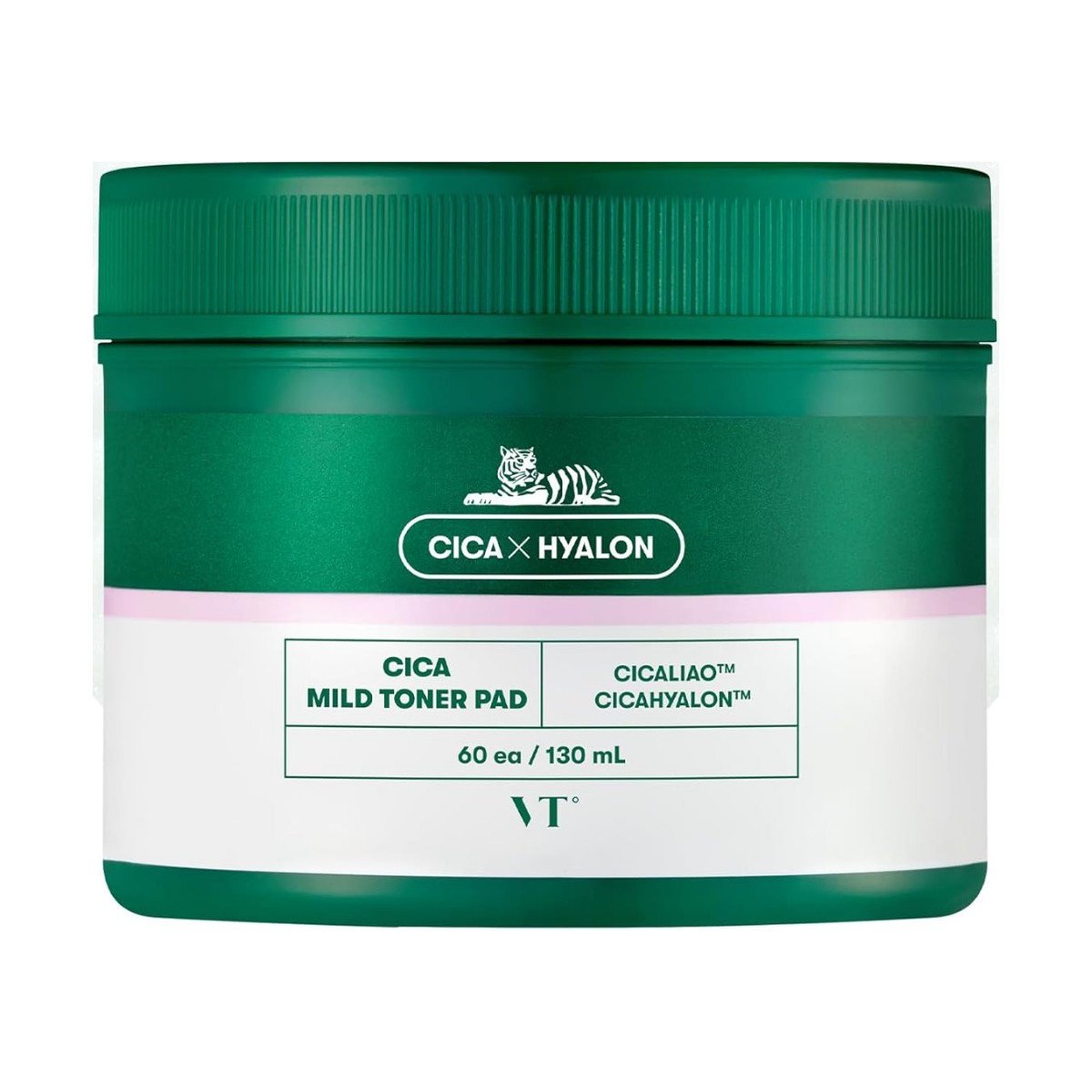 VT Cosmetics - Cica Mild Toner Pad 60 ea