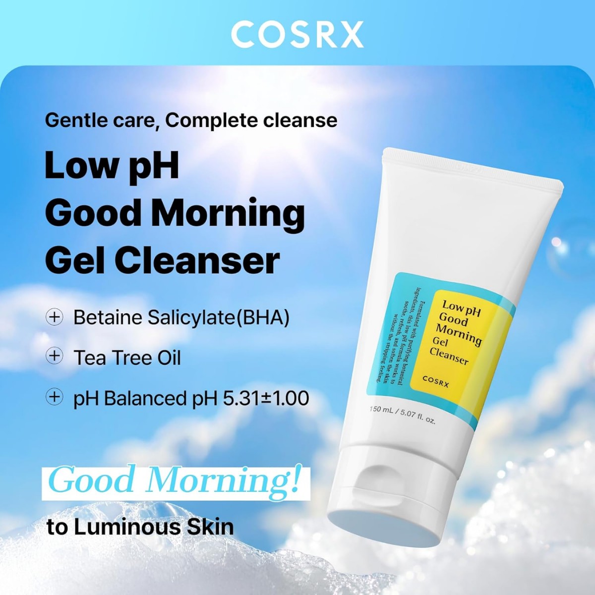 Cosrx - Low pH Good Morning Cleanser 150 ml - Image 2