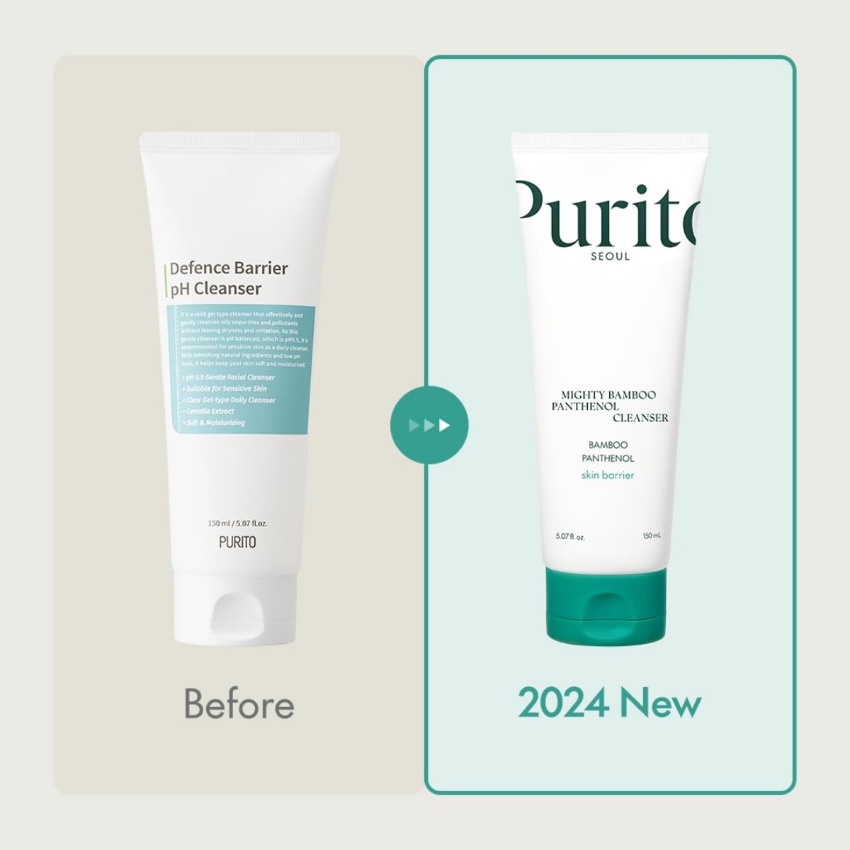 Purito Seoul - Mighty Bamboo Panthenol Cleanser 150 ml - Image 8
