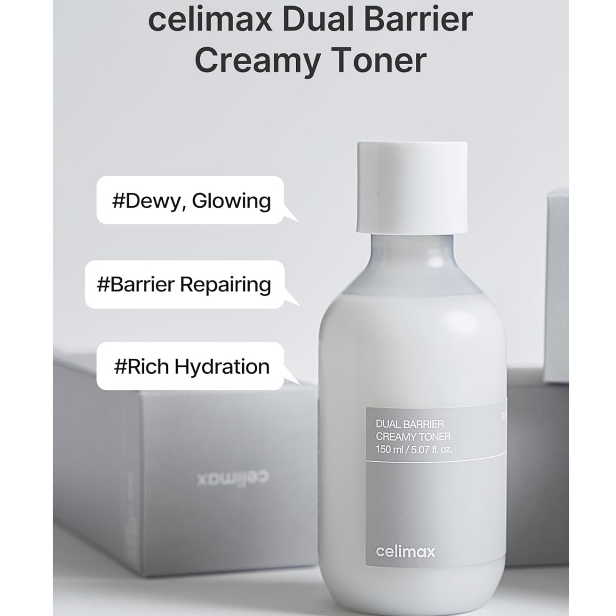 Celimax - Dual Barrier Creamy Toner 150 ml - Image 3