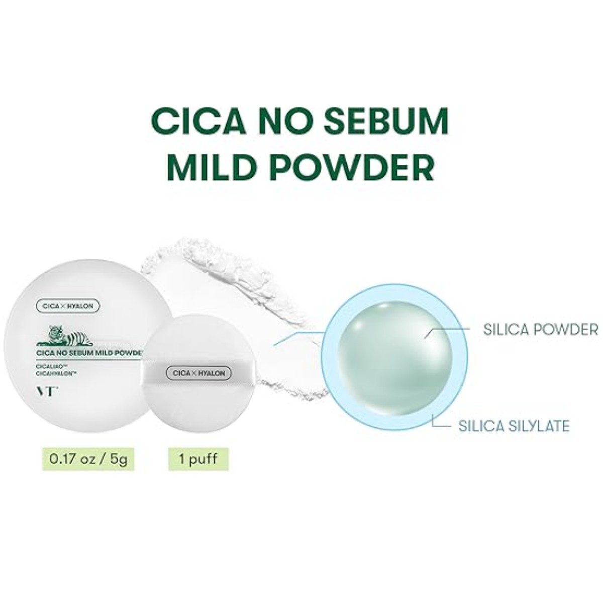 Vt Cosmetics - Cica No Sebum Mild Powder 5 g Vt Cosmetics - Cica No Sebum Mild Powder 5 g - Image 4