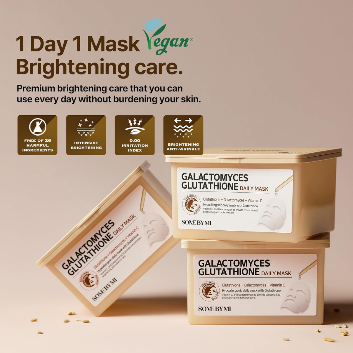Some By Mi - Galactomyces Glutathione Daily Beauty Mask 30 ea - Image 2
