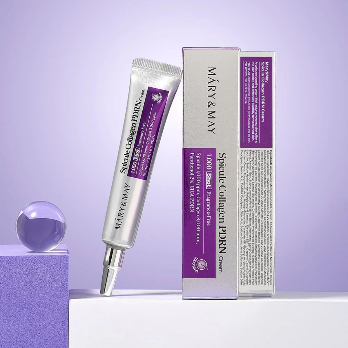 Mary&May - Spicule Collagen PDRN Cream 15 g Mary&May - Spicule Collagen PDRN Cream 15 g - Image 2