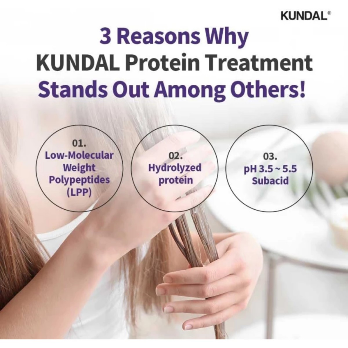 Kundal - Honey & Macadamia Protein Hair Treatment Amber Vanilla 500 ml Kundal - Honey & Macadamia Protein Hair Treatment Amber Vanilla 500 ml - Image 2