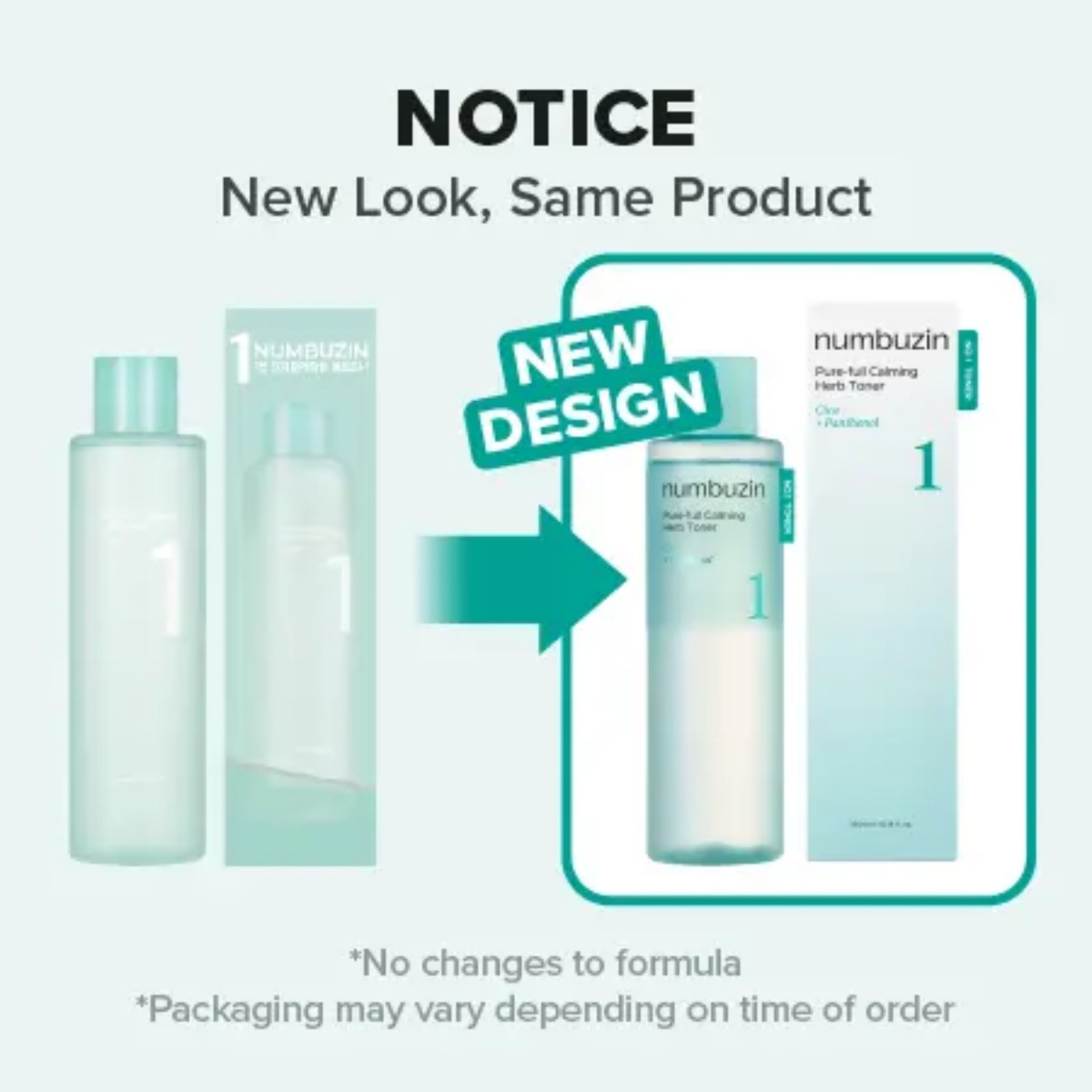 Numbuzin - No.1 Pure-Full Calming Herb Toner 300 ml Numbuzin - No.1 Pure-Full Calming Herb Toner 300 ml - Image 2