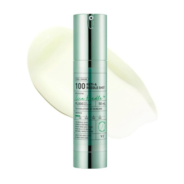 Hyaluronsyre retinol serum i fin futuristisk emballage til effektiv hudforbedring og foryngelse. Ideelt til anti-aging og forbedret hudtekstur. Perfect til daglig hudpleje rutine.