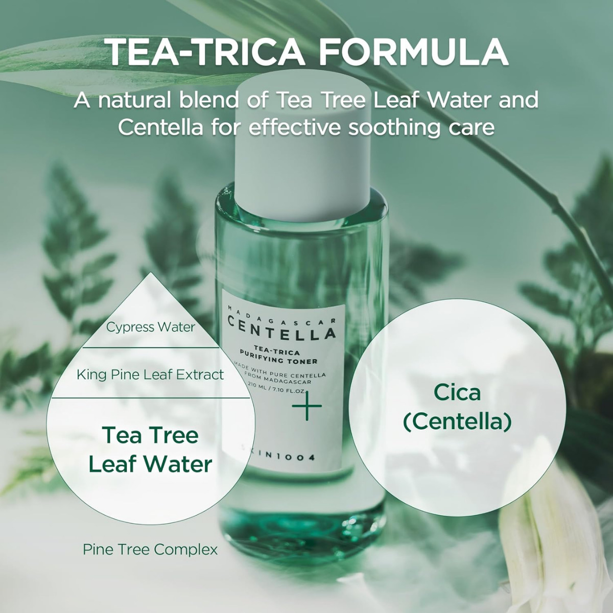 SKIN1004 - Tea-Trica Purifying Toner 210 ml SKIN1004 - Tea-Trica Purifying Toner 210 ml - Image 4