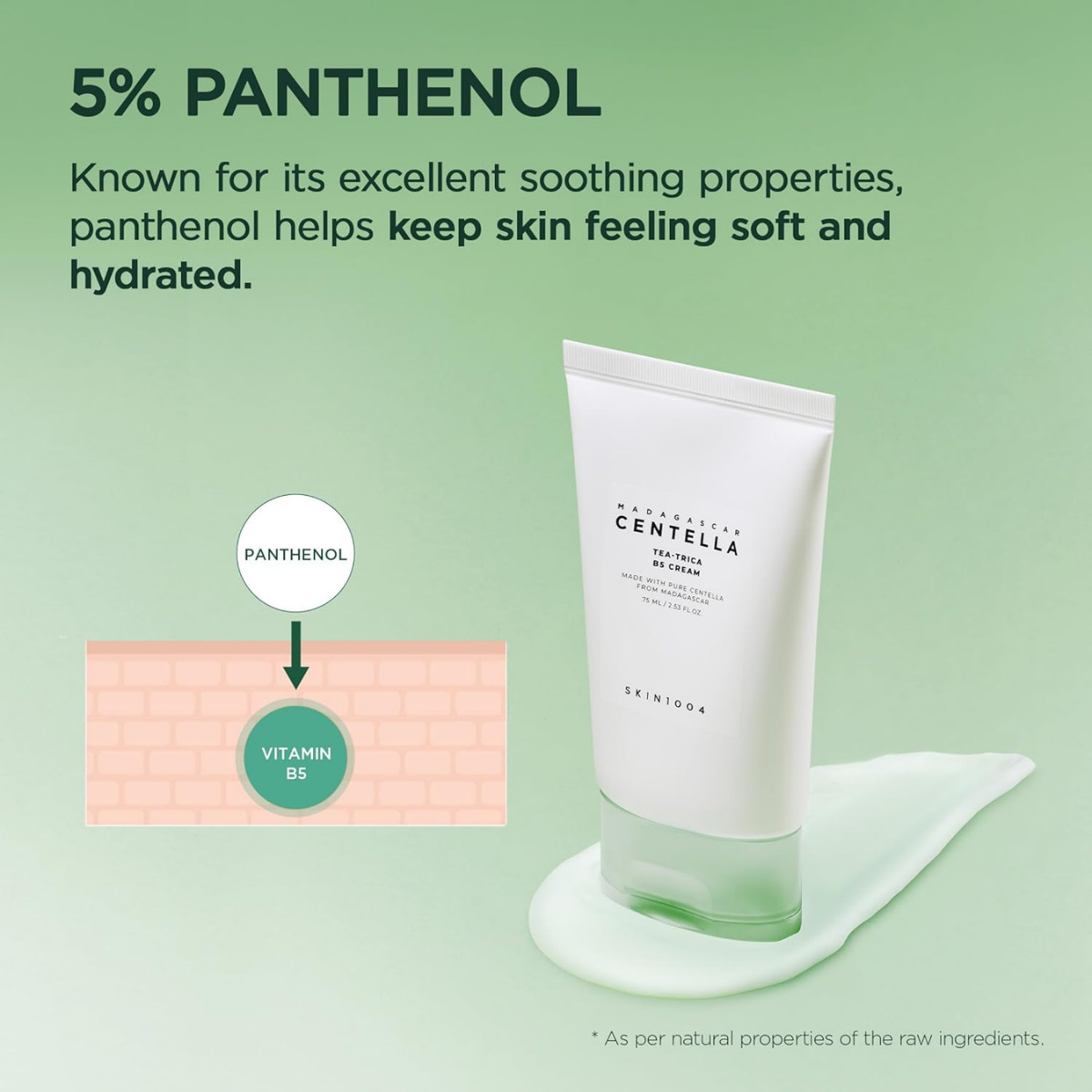 SKIN1004 - Tea-Trica B5 Cream 75 ml SKIN1004 - Tea-Trica B5 Cream 75 ml - Image 2