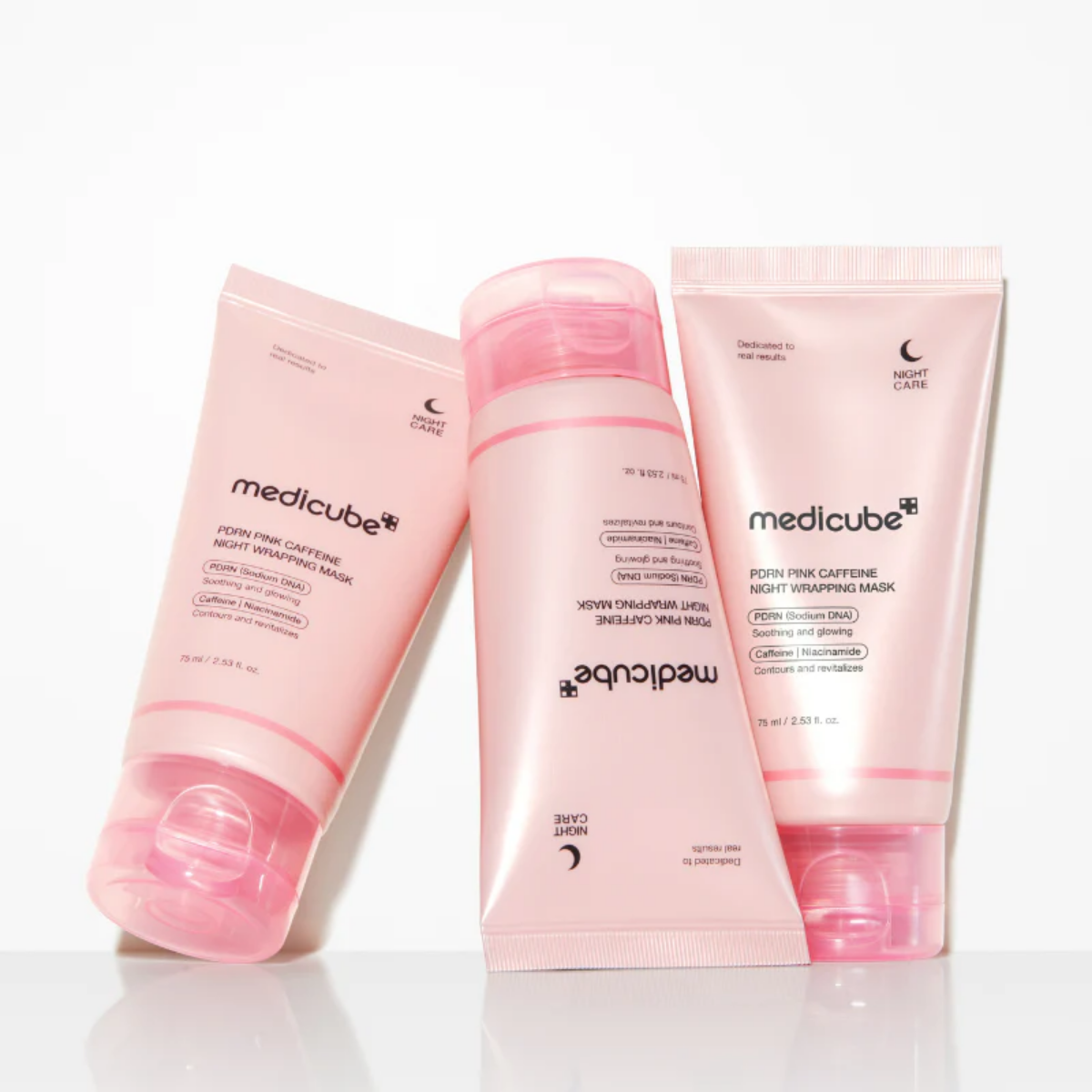 Medicube – PDRN Pink Caffeine Night Wrapping Mask 75 ml Medicube – PDRN Pink Caffeine Night Wrapping Mask 75 ml - Image 5