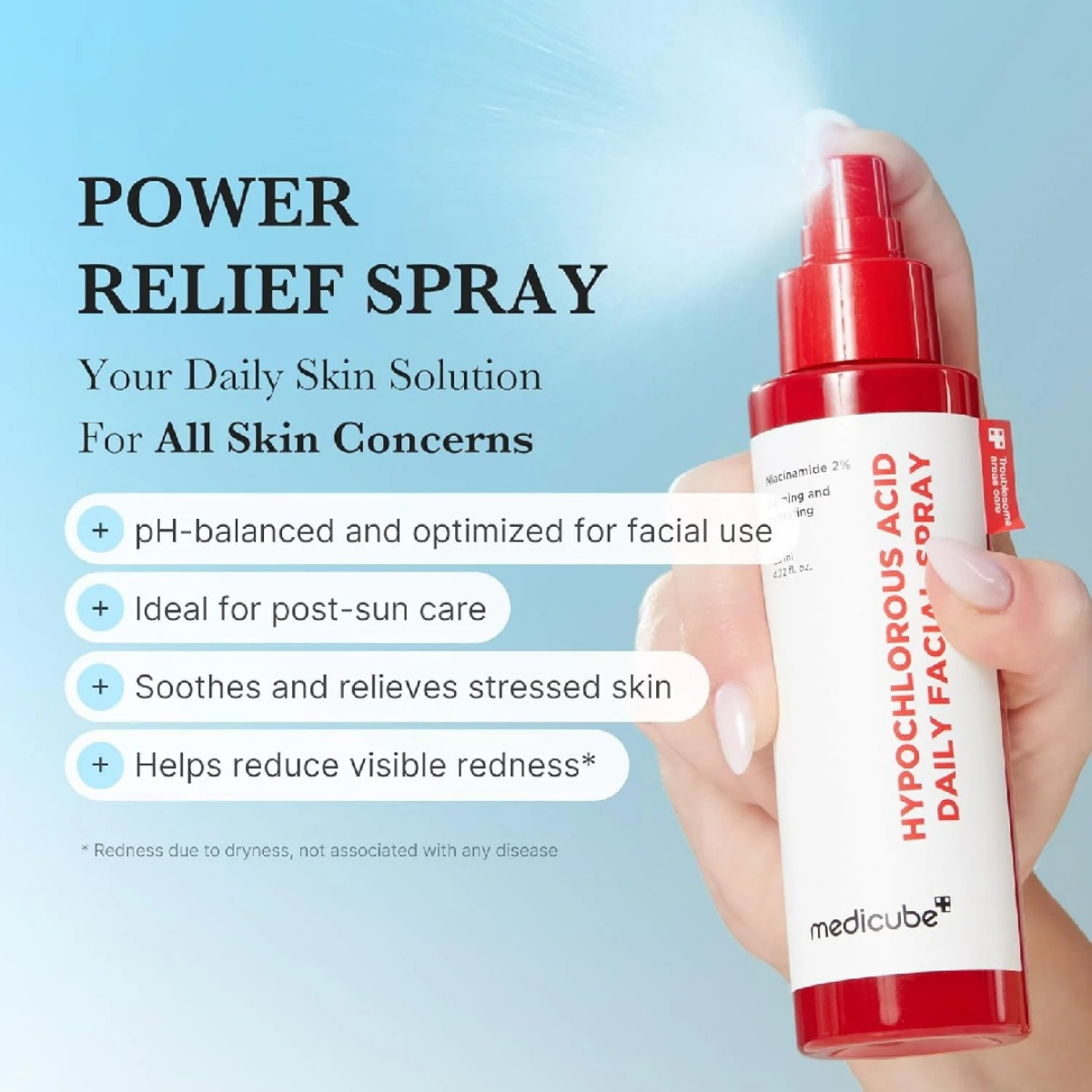 Medicube – Hypochlorous Acid Daily Facial Spray 120 ml Medicube – Hypochlorous Acid Daily Facial Spray 120 ml - Image 2