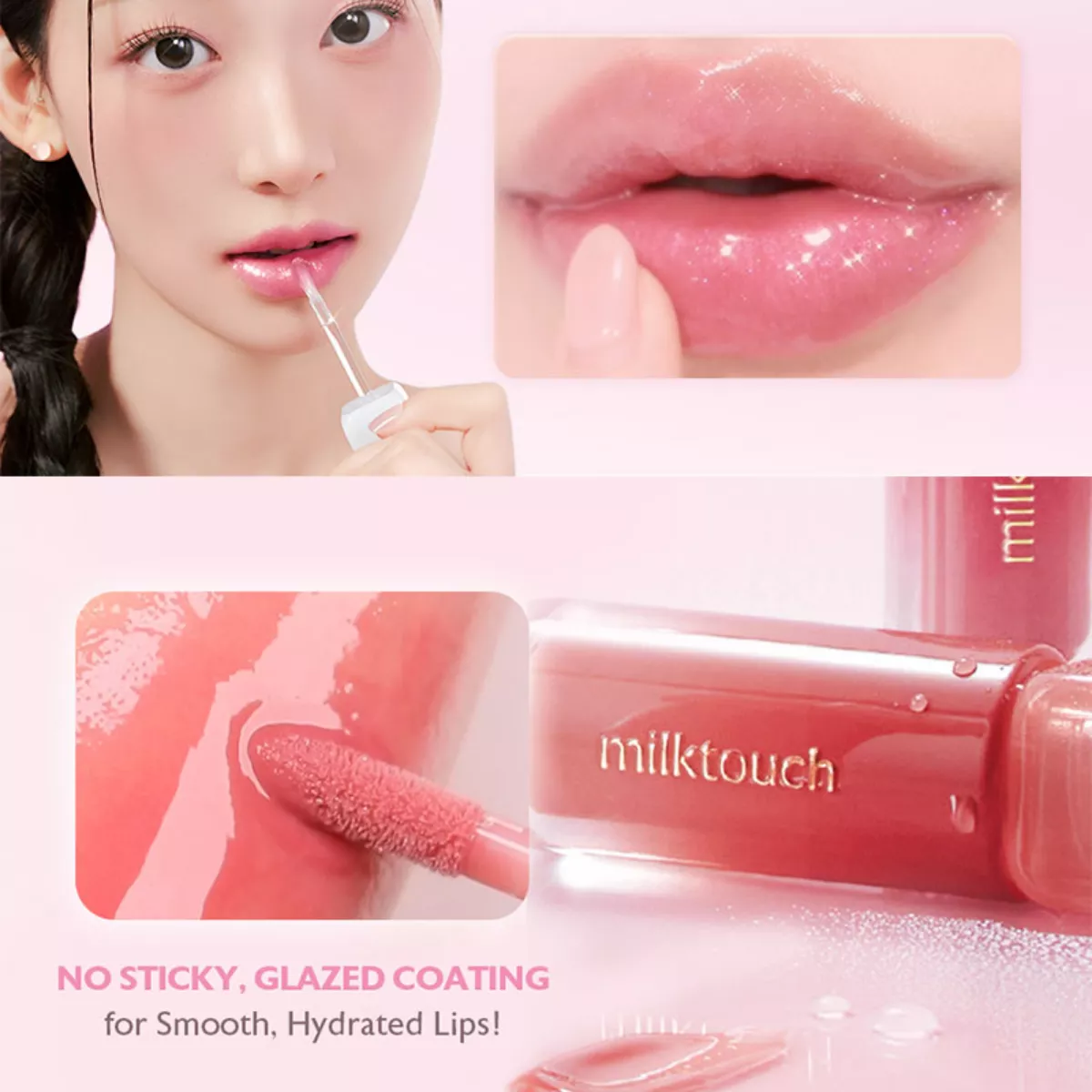 Milk Touch - Dew Stain Sheer Lip Gloss 05 Peach Drop Milk Touch - Dew Stain Sheer Lip Gloss 05 Peach Drop - Image 6
