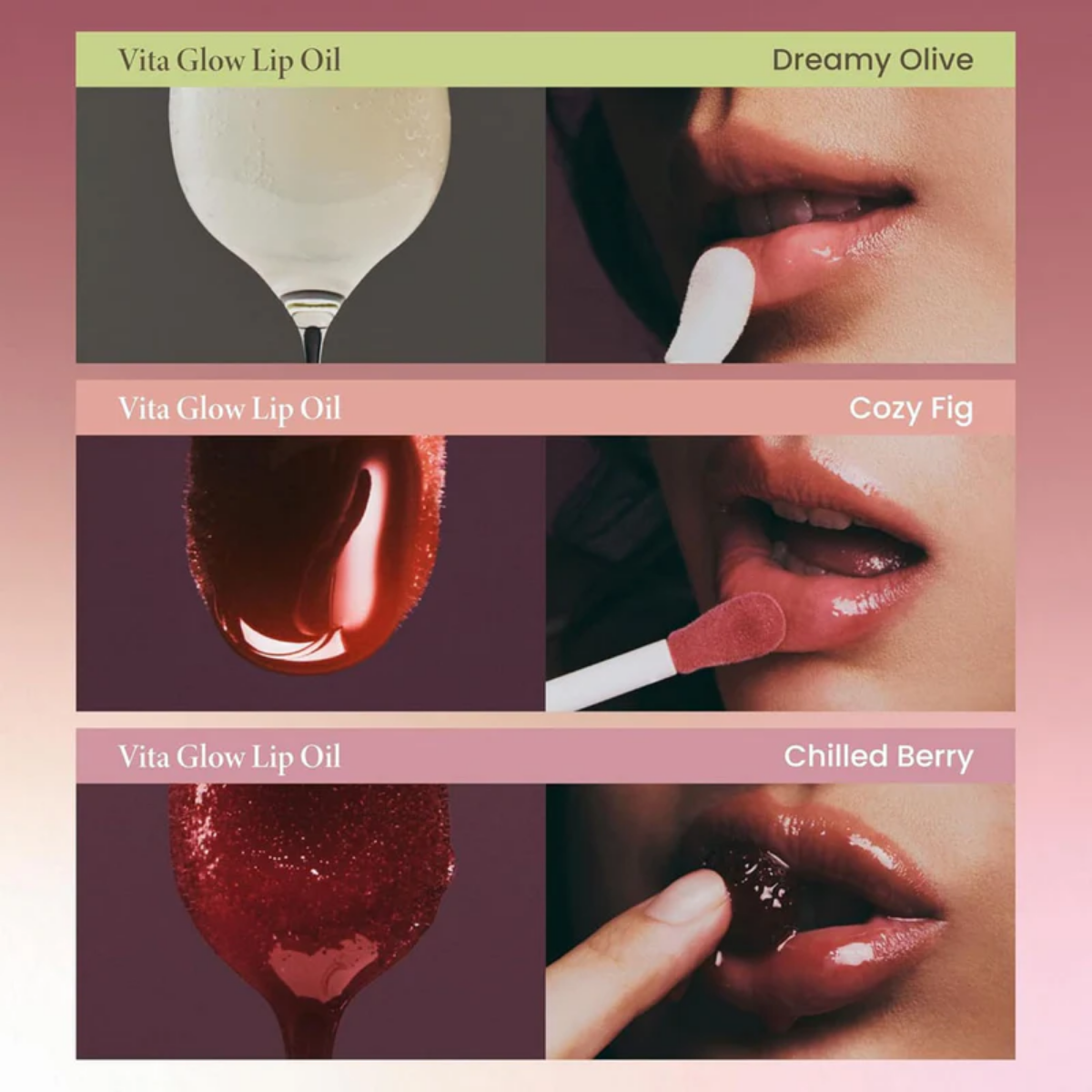 Axis-Y- Vita Glow Lip Oil #Cozy Fig 4 ml Axis-Y- Vita Glow Lip Oil #Cozy Fig 4 ml - Image 2
