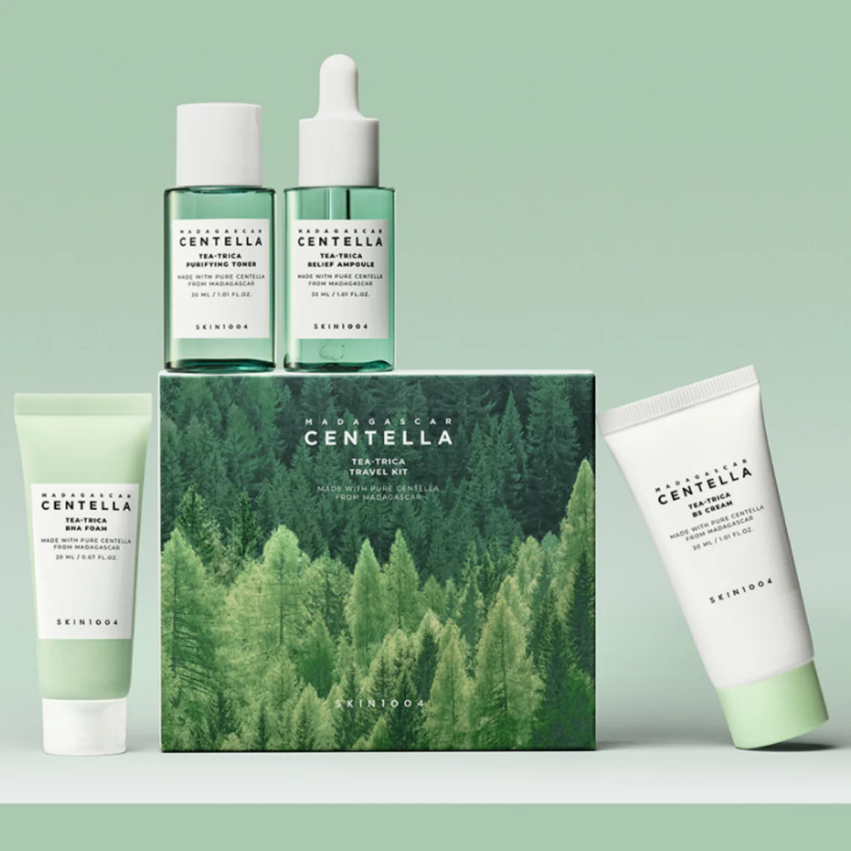 SKIN1004 - Madagascar Centella Tea-Trica Travel Kit SKIN1004 - Madagascar Centella Tea-Trica Travel Kit - Image 2