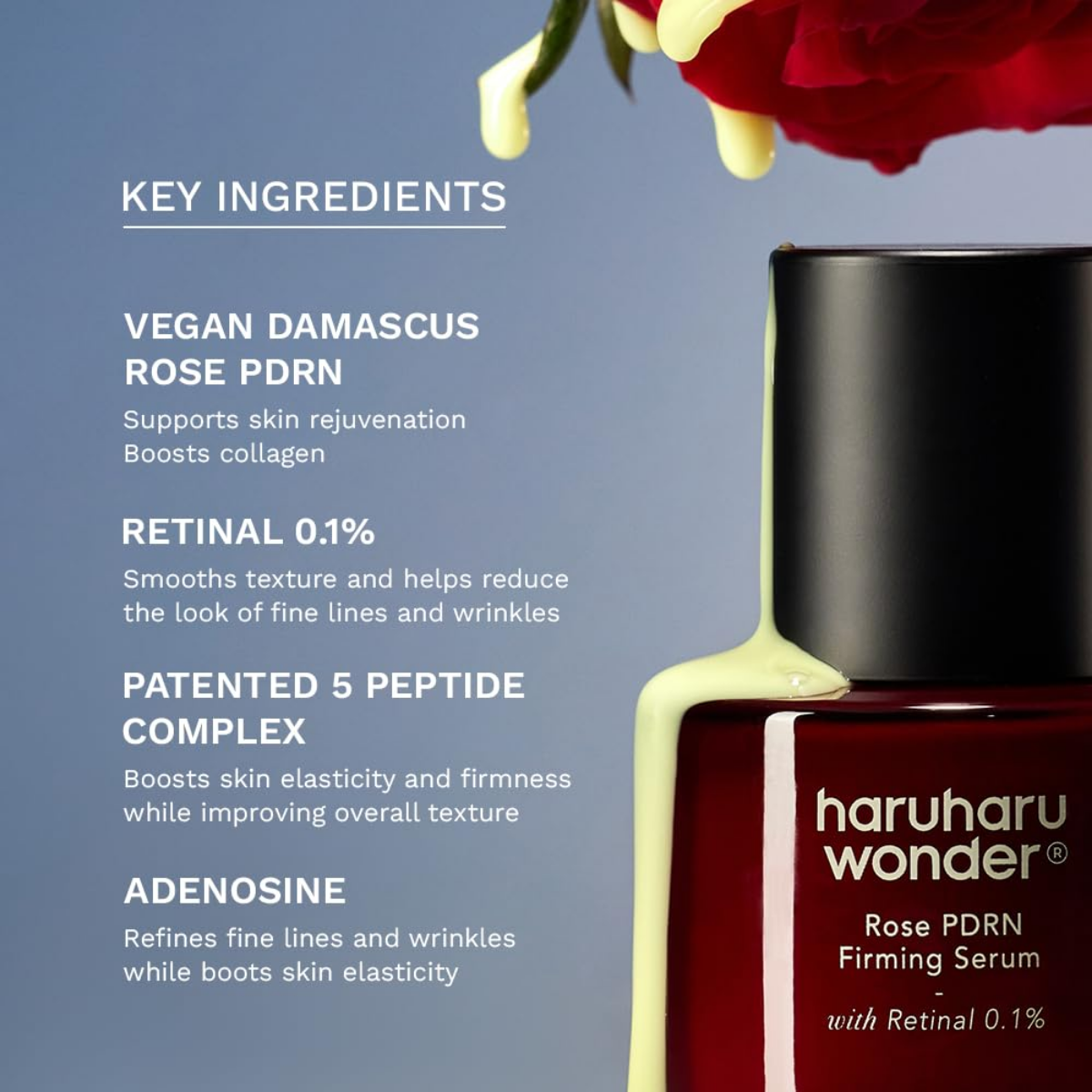 HaruHaru Wonder - Rose PDRN Firming Serum 30 ml HaruHaru Wonder - Rose PDRN Firming Serum 30 ml - Image 3