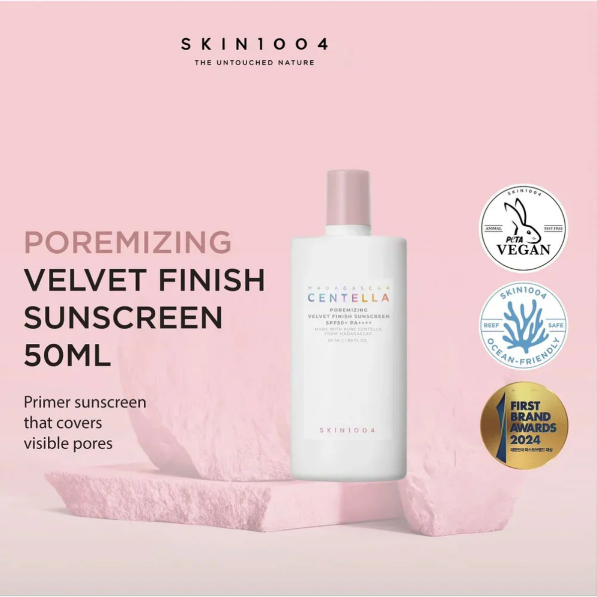 SKIN1004 - Poremizing Velvet Finish Sunscreen SPF 50+ 50 ml SKIN1004 - Poremizing Velvet Finish Sunscreen SPF 50+ 50 ml - Image 4