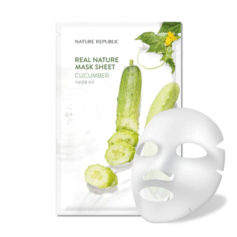 Nature Republic - Real Nature Cucumber Mask Sheet Nature Republic - Real Nature Cucumber Mask Sheet - Image 3