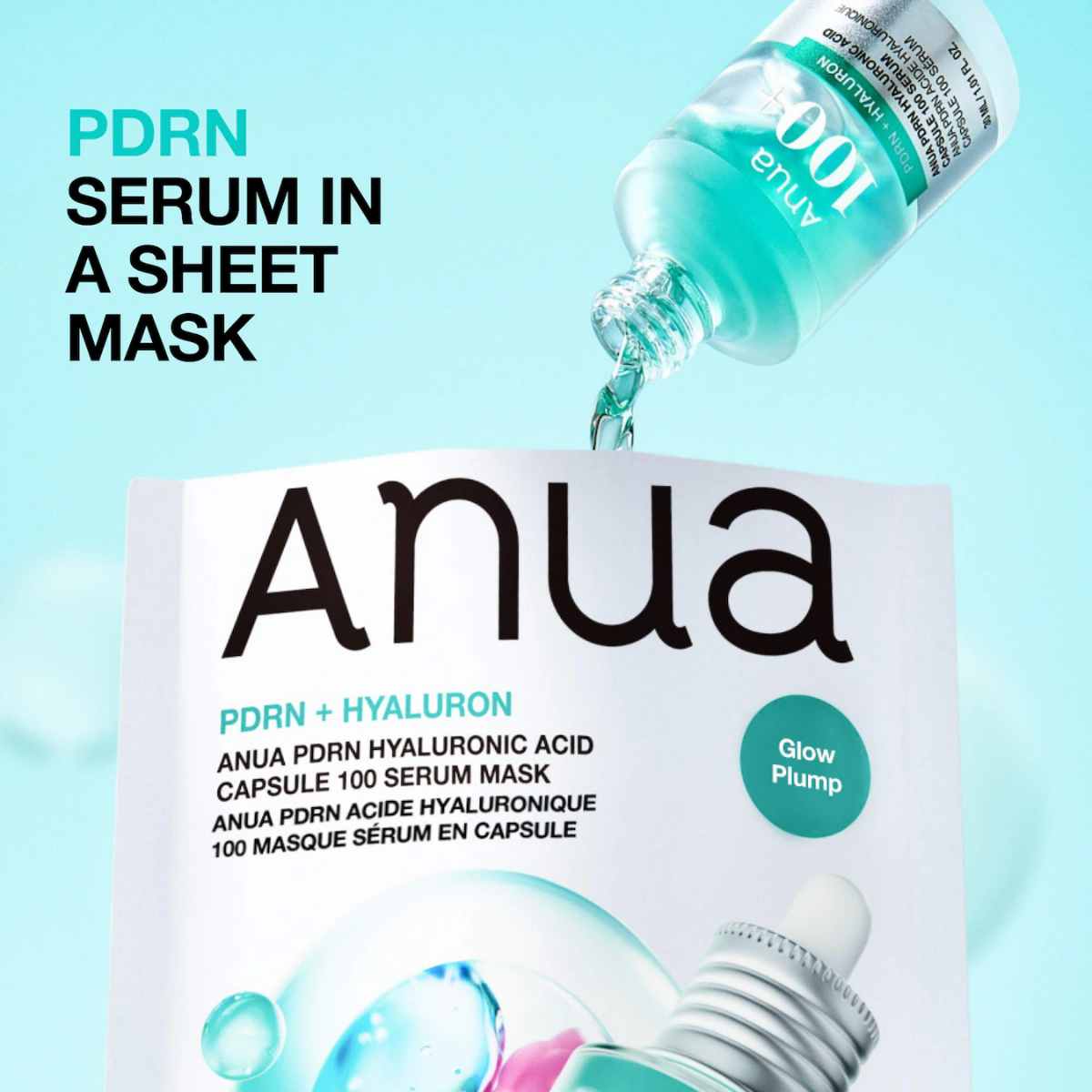 Anua - PDRN Hyaluronic Acid Capsule 100 Serum Mask (W) Anua - PDRN Hyaluronic Acid Capsule 100 Serum Mask (W) - Image 2