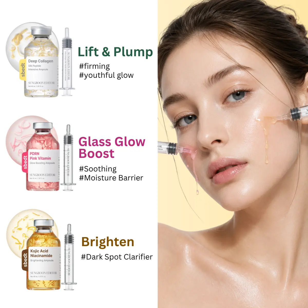 Sungboon Editor - PDRN Pink Vitamin Glow Boosting Ampoule 40 ml Sungboon Editor - PDRN Pink Vitamin Glow Boosting Ampoule 40 ml - Image 4