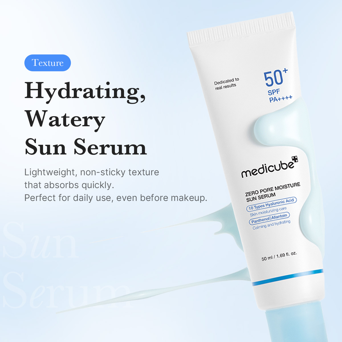 Medicube - Zero Pore Moisture Sun Serum 50 ml Medicube - Zero Pore Moisture Sun Serum 50 ml - Image 3