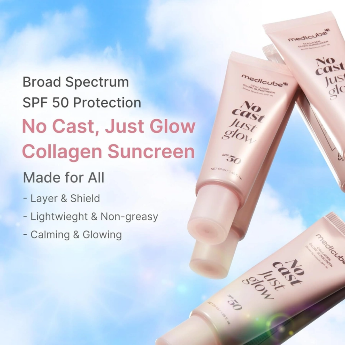Medicube - Collagen Glow Sunscreen 50 ml Medicube - Collagen Glow Sunscreen 50 ml - Image 3