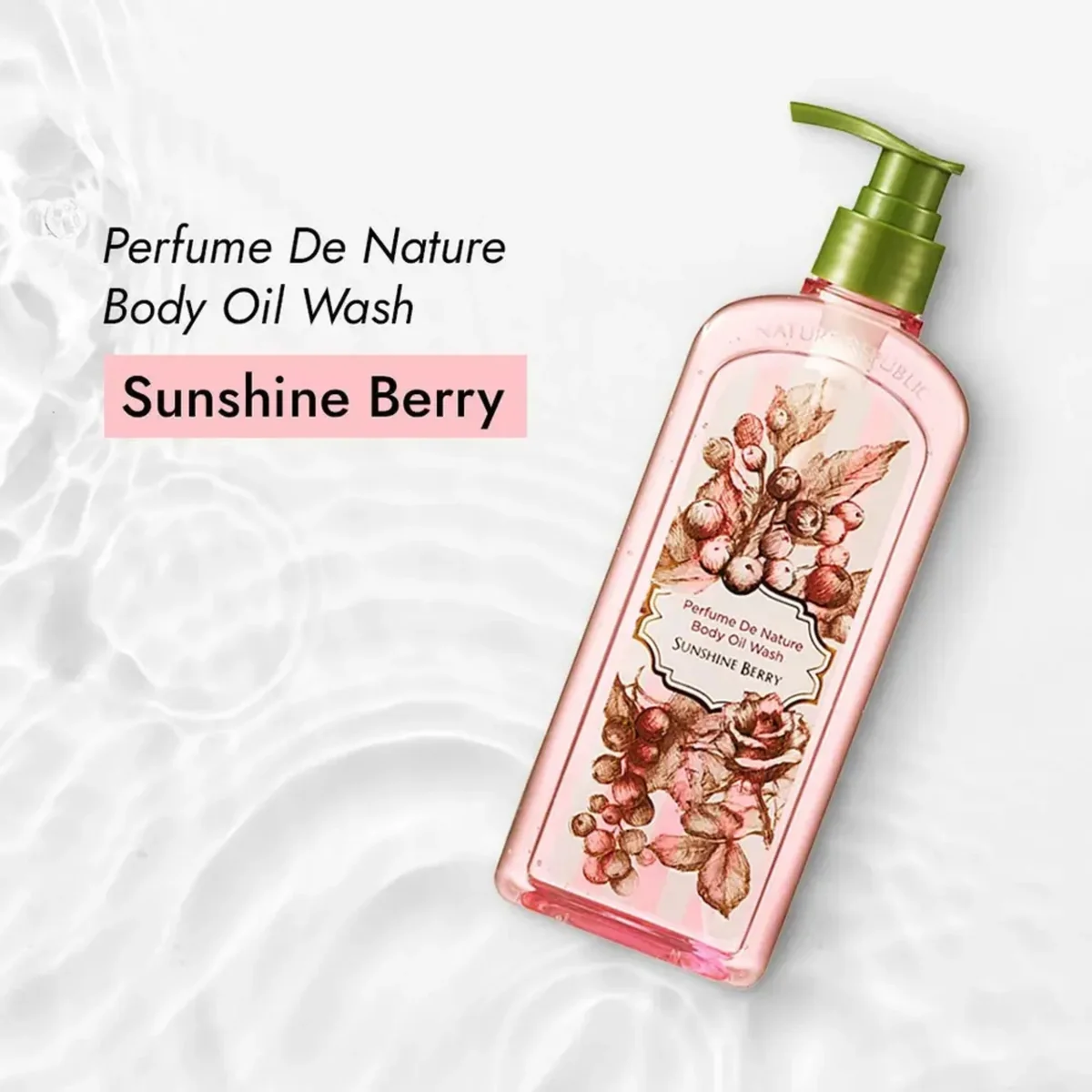 Nature Republic - Perfume De Nature Body Oil Wash_Sunshine Berry 345 ml Nature Republic - Perfume De Nature Body Oil Wash_Sunshine Berry 345 ml - Image 2