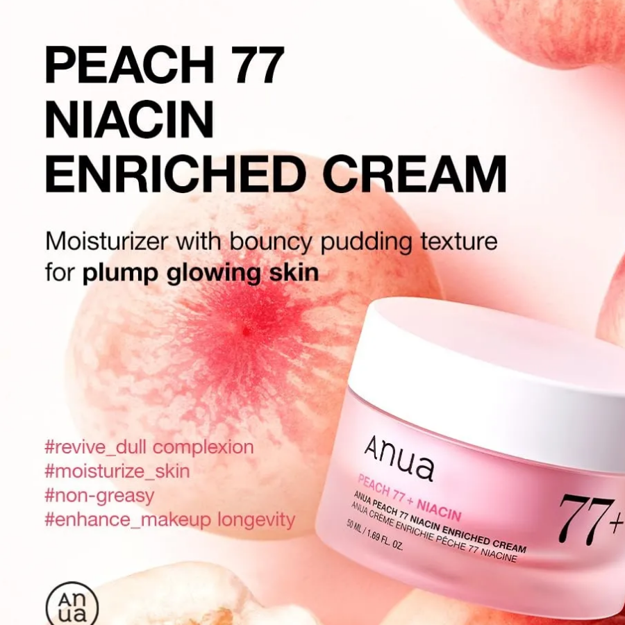 Anua - Peach 77 Niacin Enriched Cream 50ml Anua - Peach 77 Niacin Enriched Cream 50ml - Image 4